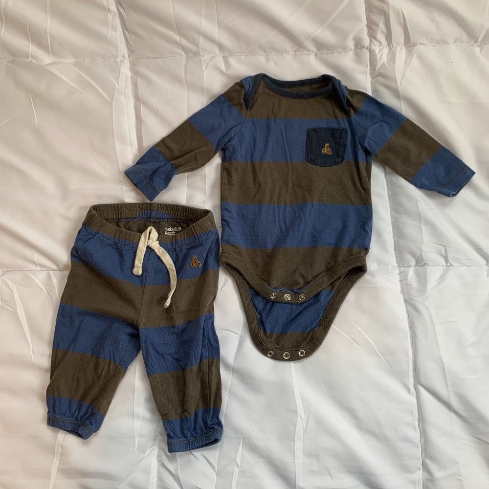 GAP Striped Baby Outfit